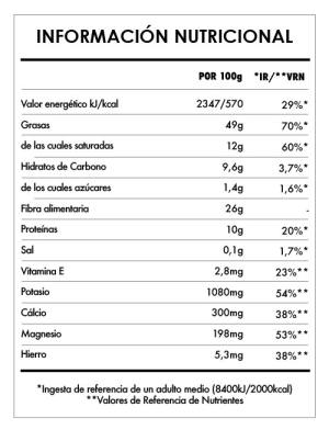 Acai tabela nutricional
